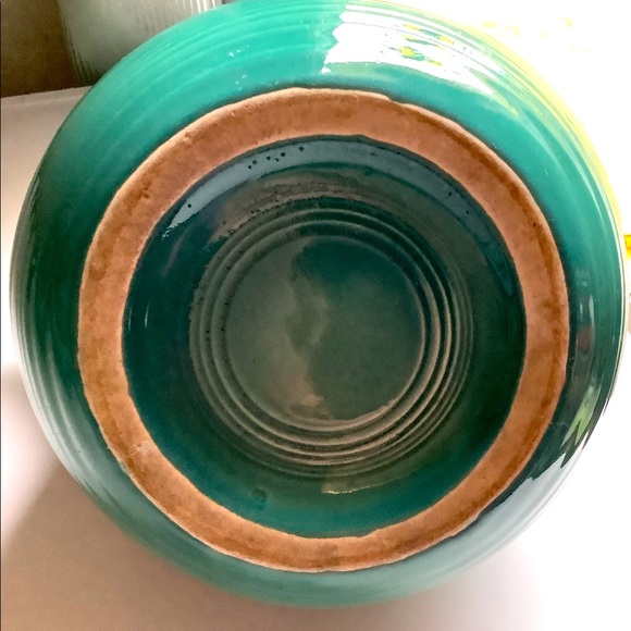 Old dark sea foam green fiesta pitcher! - Picture 2 of 4